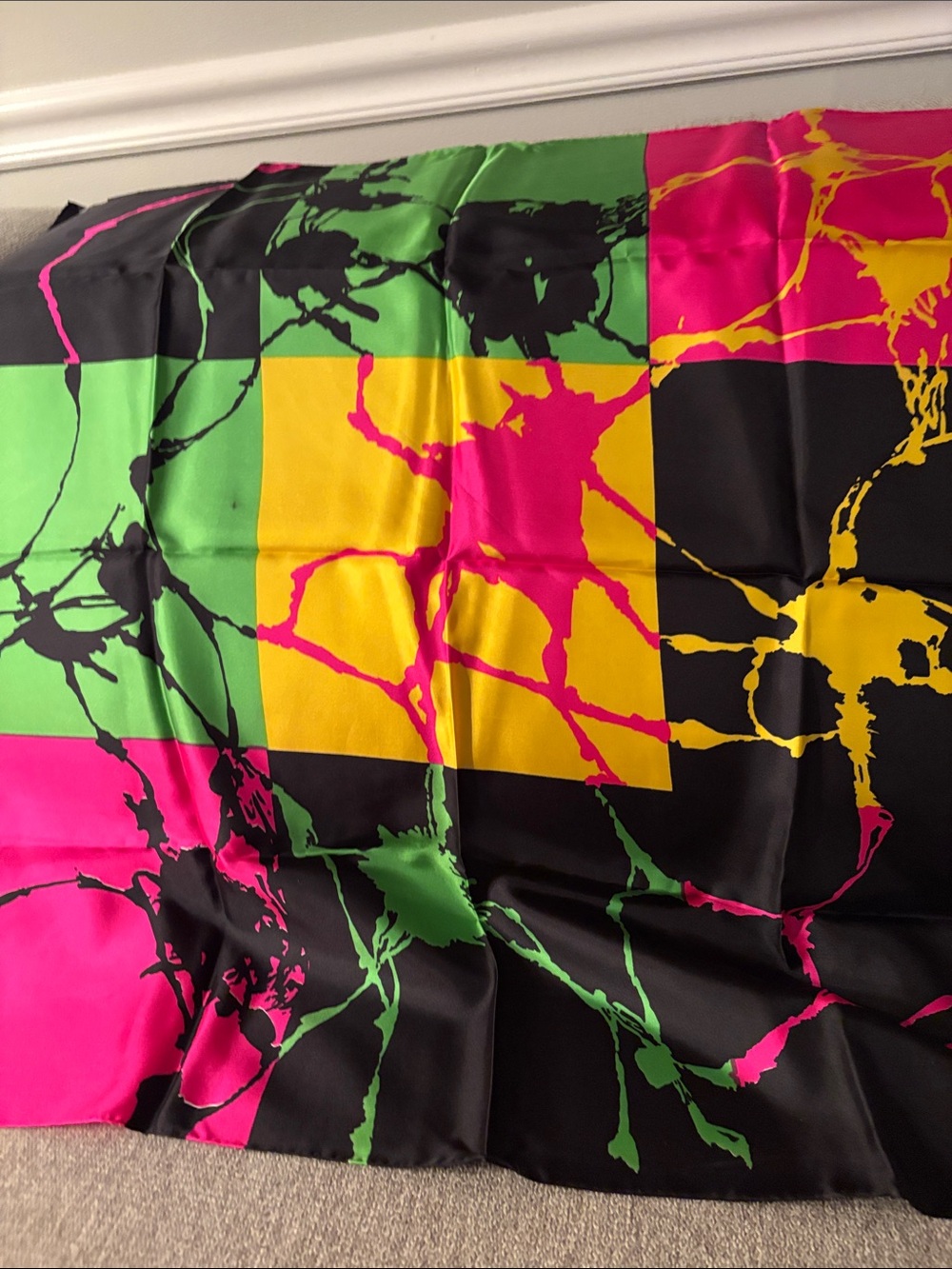 Silk scarf , Les Escharpes de Marcel guillemin made in France